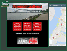 Tablet Screenshot of bayonnepizza.com